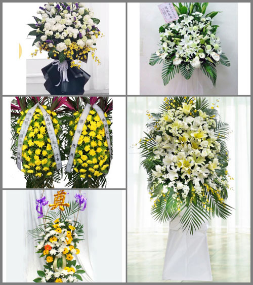 北京房山区周口店地区葫芦棚村白事花篮预定